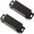 Kitchen Cabinet Magnets Closure WENJUUS 2 Pack Cabinet Magnetic Catch Strong Cupboard Door Magnets Heavy Duty 40 lbs Metal RV Drawer Latch Closet Closing Stainless Steel Shutter Hardware Closer-Black