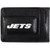 NFL New York Jets Logo Leather Cash   Cardholder  Black