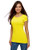 oodji Ultra Women s Basic Slim-Fit T-Shirt  Yellow  Medium