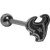Siskiyou NFL Houston Texans Barbell Tongue Ring  14 Gauge