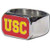 NCAA USC Trojans Steel Bottle Opener  Ring Size 12