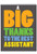 NobleWorks - Big Thanks To My Assistant - Office Worker Gratitude Thank You Card with Envelope Extra Large 8-5 x 11 Inch J6889TYG