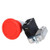 Fielect 600V 10A Emergency Stop Push Button Switch Self-Locking Emergency Stop Switch 22mm Mounting Diameter Red Mushroom Head Rotate Button to Reset XB2-BS542 1 Pcs
