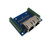 Dual RJ45 Ethernet Connector Breakout Board w-LED Screw terminals