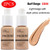 2PCS Matte Oil Control Concealer Foundation Cream 30ml Natural Moisturizing Highlighting Long Lasting Waterproof Matte Liquid Foundation 104 Buff Beige