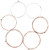 6Pcs Acoustic Guitar Strings Replacement Folk Guitar Steel String Phosphor Bronze Extra Light Bronze Acoustic Set - Gold Silver