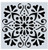 Reusable Mandala Floor Stencil 12 x 12 inch Painting Stencil  Laser Cut Painting Template Floor Wall Tile Fabric Wood Stencils