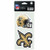 NFL New Orleans Saints 2-Piece Die-Cut Decal  4  x 8