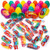 WALLA! Surprise Filled Easter Eggs with Candy Inside  Easter Assorted Candy Basket Stuffers  pre Stuffed Easter Egg 24 Bulk Candy Filled Surprise Egg for Kids Easter Party Favor Bags