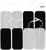 Syrtenty TENS Unit Electrodes Pads 2 x4  - 8 Pcs Replacement Pads Electrode Patches For Electrotherapy