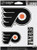 Rico Industries MSS7401 NHL Philadelphia Flyers Die Cut 3-Piece Triple Spirit Sticker Sheet Black  White  Orange 3 Team Stickers