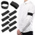 Hamimelon 10x Black Memorial Armband Funeral Mourning Black Football Respect Adult