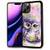 for iPhone 11 Pro  Durable Protective Soft Back Case Phone Cover  HOT12318 Owl Paint
