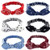 6pcs Bandana Headbands for Girls Women Boho Bow Paisley Knot Headwrap Retro Elastic Rabbit Ear Hairband 6 PCS