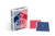 Copag 310 Slimline Double Backed Premium Playing Card Deck - Blue  Poker Size  Regular Index  True Linen B9 Finish