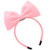 Bow Headband Bowknot Hair Bands Headpiece Women Bow Hairband Hair Hoop Holiday Party Decoration Cosplay Costume Cute Christmas Halloween Headdress Headwear Handmade Hair Accessories 1 Pack Pink