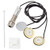 PAGOW Pickups Piezo Transducer  3 in 1 Microphone Contact Self-adhesive Mono Piezo Pickup with Buzzer for Electronic Acoustic Guitar Violin Ukulele