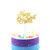 HNHPE Gold Glitter Home Sweet Home Cake Topper Housewarming Cake Topper