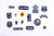 16Pcs Embroidered Iron on Patches DIY Sew Applique Repair Patch Embroidered Sew on Patches Applique Repair Patch for Clothes Repair and Decoration