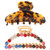 NVENF Tortoise Shell Acetate Hair Claw Clips for Women Girls Large Metal Hair Catch Barrettes Rainbow Crystal Hair Jaw Clamp Strong Hold for Thick Thin Hair