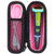 Aproca Hard Travel Storage Carrying Pink Case Bag for Leapfrog LeapStart Go System