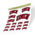 University of Nevada Las Vegas UNLV Rebels NCAA Sticker Vinyl Decal Laptop Water Bottle Car Scrapbook Sheet Type 3-1