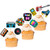 Mulukaya 36Pcs Back To The 80s Themed Cupcake Toppers 1980s Retro Party Cake Treat Picks for I Love 80s Birthday Wedding Decade Throwback Party Decorations Supplies