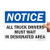 SmartSign  Notice - All Truck Drivers Wait In Designated Area  Sign   10  x 14  Plastic