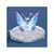 Glass Baron Butterfly, Blue with Crystals
