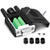ANMBEST VGA Solderless Quick Connector 16mm Thinner 39 DB15 3Row Serial Plug to 15-pin Port Terminal Adapter Breakout Board Compatible with VGA 37-36-36-34-32 Female