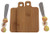 Peach Lover s Gift Set - Peach Handle Cheese Spreaders   Cheese Boards Bundle
