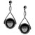 NFL Siskiyou Sports Womens Las Vegas Raiders Tear Drop Earrings One Size Team Color
