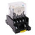 Taiss - HH64P DC 24V Coil 14 Pins 4PDT 4NO 4NC Plug-in Electromagnetic Power Relay 10A with Socket Base LY4NJ DC24V