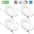 4 PACK - 13W 5/6inch Dimmable LED Retrofit Recessed Lighting Fixture (=75W) 4000K Cool White Energy Star, UL, LED Ceiling Light - 965 Lumens Recessed LED Downlight, Baffle
