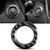 Xotic Tech Carbon Fiber Style Engine Start Stop Push Button Ring Cover Ignition Switch Button Cap Trim for Infiniti Q50 Q60 2014-2019