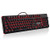 N-key rollover Mechanical Gaming Keyboard with Blue Switches and Red LED Backlit RECCAZR MK910F 104-Key USB Wired Computer Gaming Keyboards For working or gaming