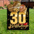 Motarto 30th Happy Birthday Yard Sign Lawn Signs 30th Birthday 1990 Outdoor Lawn Sign Black Gold Happy Birthday Yard Sign Lawn Signs with Stakes for Yard Birthday Lawn Decorations