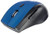 Manhattan Curve Wireless Optical Mouse - with Auto Power Management - for Laptops   Computers - Blue  179294