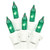 Vickerman 50 Light Green Mini Light Set on White Wire