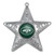 NFL New York Jets Silver Star Ornament  2-Pack