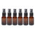 6Pcs 15ml 0-5oz Refillable Amber Glass Fine Mist Spray Bottles Empty Cosmetic Sample Bottles Container Jar Pot Vial with Fine Mist Sprayer and Dust Cap for Essential Oil Perfume Makeup Water