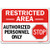 Warning Stop Do Not Enter  Restricted Area Authorized Personnel Only Sign  Made Out of -040 Rust-Free Aluminum  Indoor-Outdoor Use  UV Protected and Fade-Resistant  10  x 14   by My Sign Center
