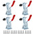WOFTD Toggle Clamp Steel latch 220Lbs Toggle Clamp Latch Vertical Quick Release Toggle Clamp 201B 4-Pack