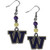NCAA Siskiyou Sports Womens Washington Huskies Fan Bead Dangle Earrings One Size Team Color