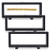 Coin Display Case 3 PCS 3D Display Frames with Stands Jewelry Display Case Suspending - Floating Effect Holder for Displaying Perls  Medals  Specimens and Challenge Coins 3 PCS Black  Rectangle