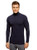 oodji Ultra Men s Basic Skinny Turtleneck Top  Blue  US 36-38 - EU 46-48 - S