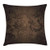 Ambesonne Victorian Throw Pillow Cushion Cover  Floral Paisley Ivy Design Leaves with Abstract Details Print  Decorative Square Accent Pillow Case  18  X 18   Seal Brown
