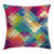 Ambesonne Abstract Throw Pillow Cushion Cover  Colorful Retro Style Scales Inspired Wave Pattern Overlapping Circles Dots Tile  Decorative Square Accent Pillow Case  16  X 16   Magenta Pink