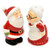 Gift Boutique Christmas Salt and Pepper Ceramic Shaker Set  Kiss Santa Claus and Mrs Claus Figurine Home and Kitchen Table Holiday Decor