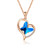 Butterfly Necklace for Women  14K Rose Gold Plated Crystals Butterfly Pendant Cubic Zirconia Love Heart Necklace Dainty Butterfly Necklaces for Women Mothers Day Valentines Girls Gifts